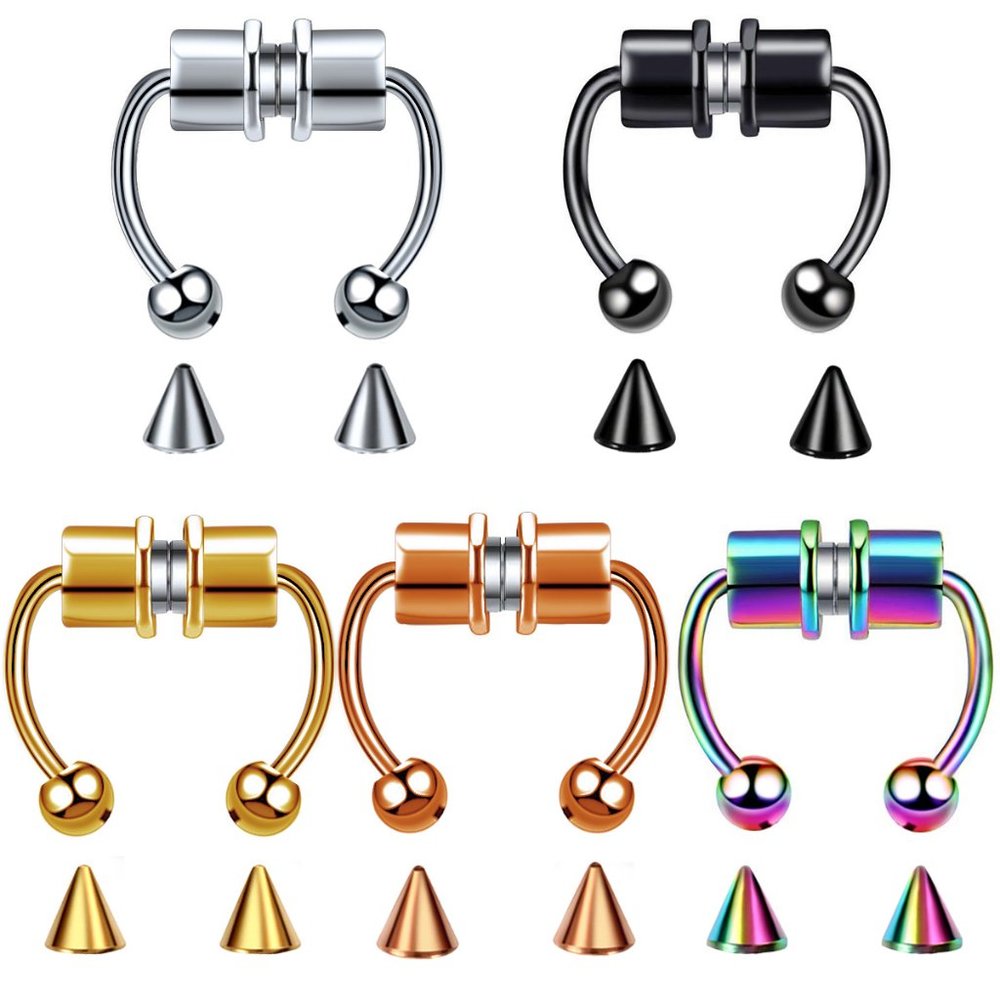 Nose Ring Non Pierce Magnet Fake Pierce